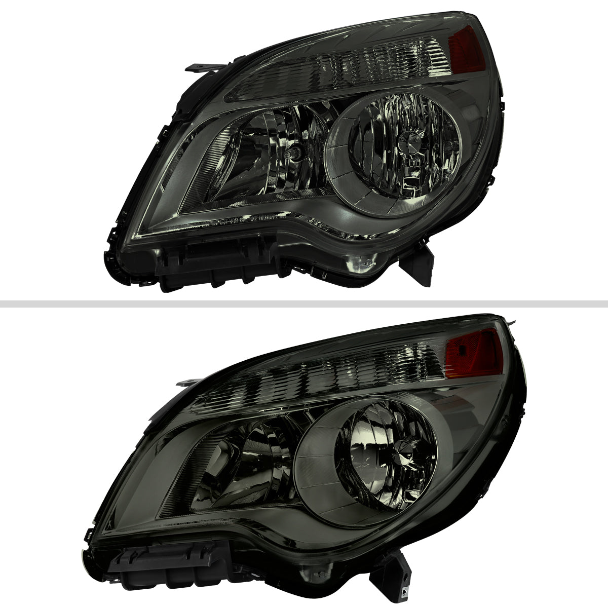 2011 Chevy Equinox OE Spec-D chrome aftermarket headlights