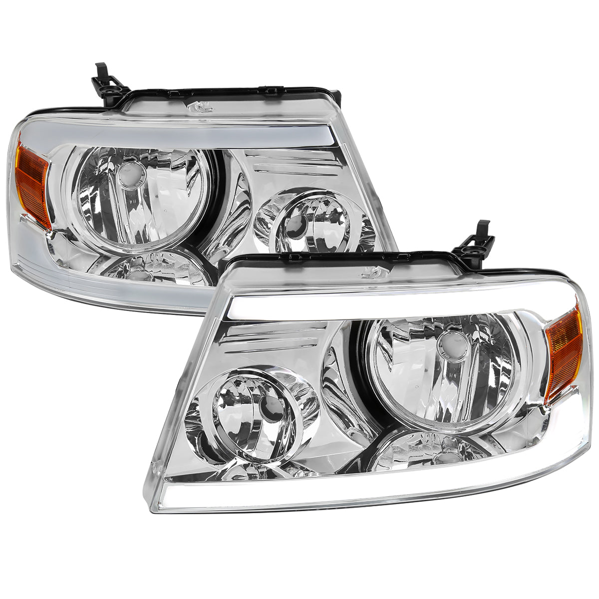 Spec-D 2004 F-150 Lincoln Mark LT Factory style headlights upgrade