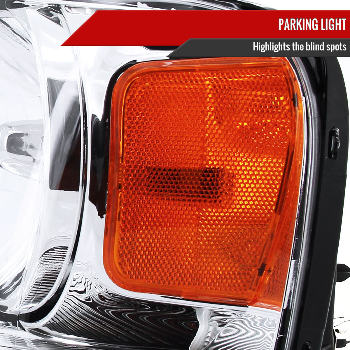 Spec-D 2008 F-150 Lincoln Mark LT chrome custom headlights