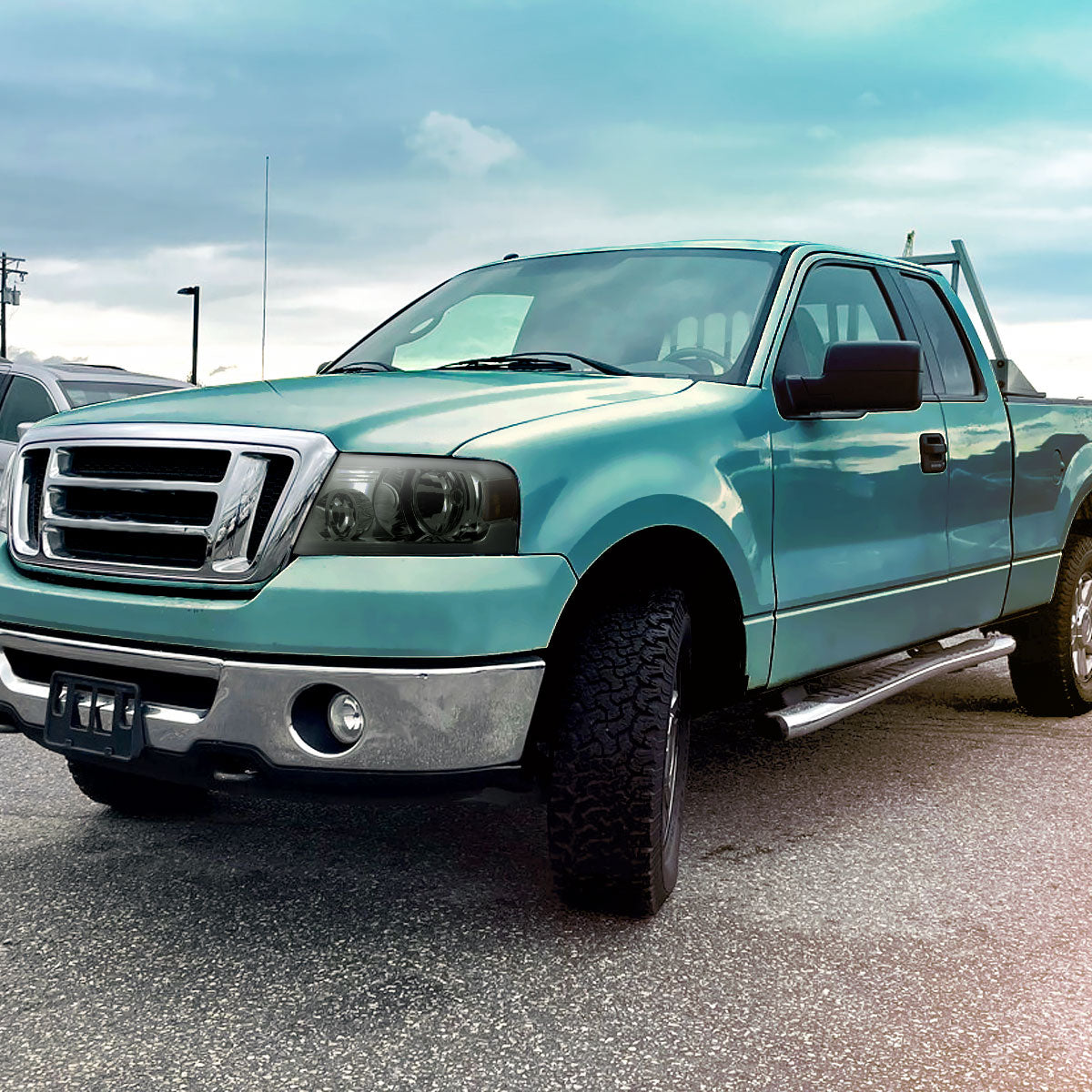 07 F-150 Lincoln Mark LT Spec-D smoked LED bar lighting upgrade