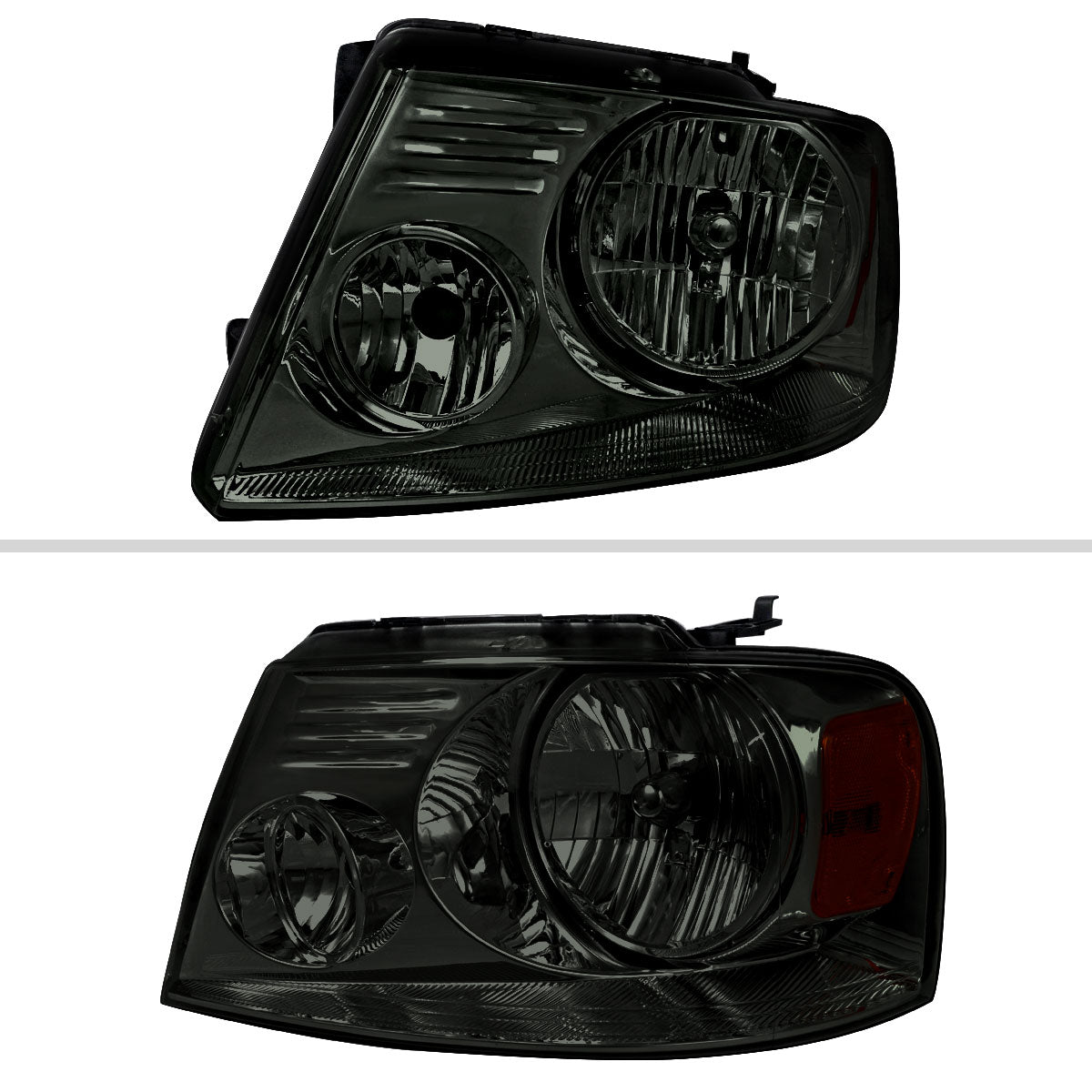 2005 F-150 Lincoln Mark LT Spec-D smoked aftermarket headlights