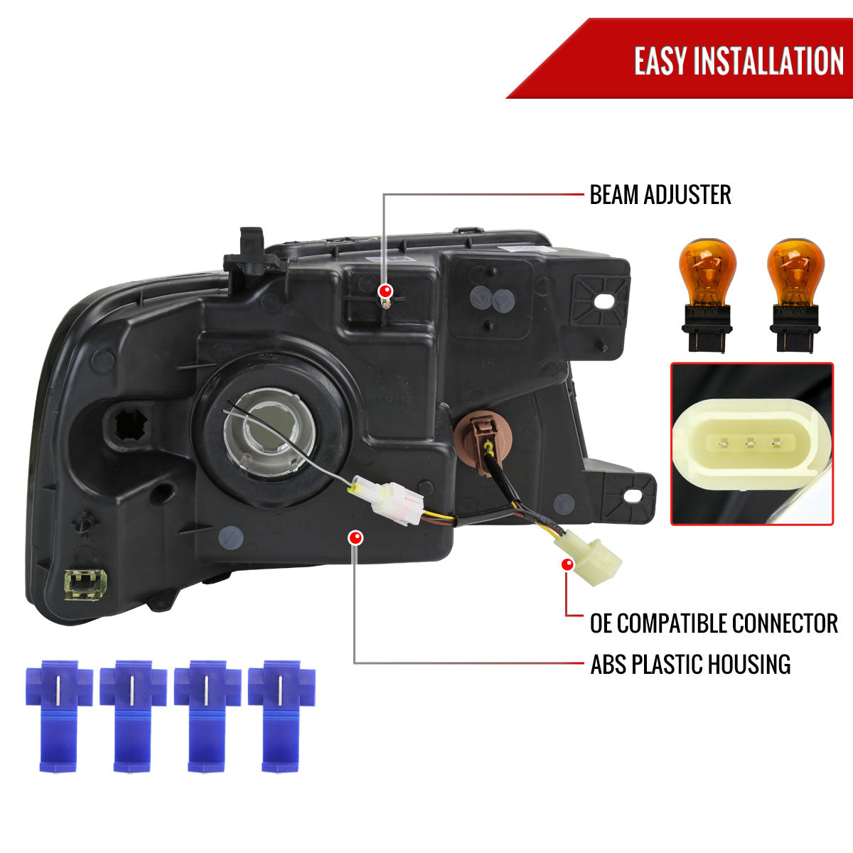 05 F-150 Lincoln Mark LT Spec-D headlights