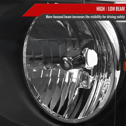 Spec-D 2004-2008 Ford F-150/ 2006-2008 Lincoln Mark LT OE Style Black Headlights
