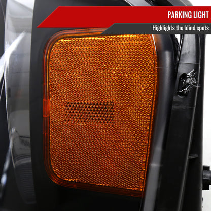 Spec-D 2004-2008 Ford F-150/ 2006-2008 Lincoln Mark LT OE Style Black Headlights