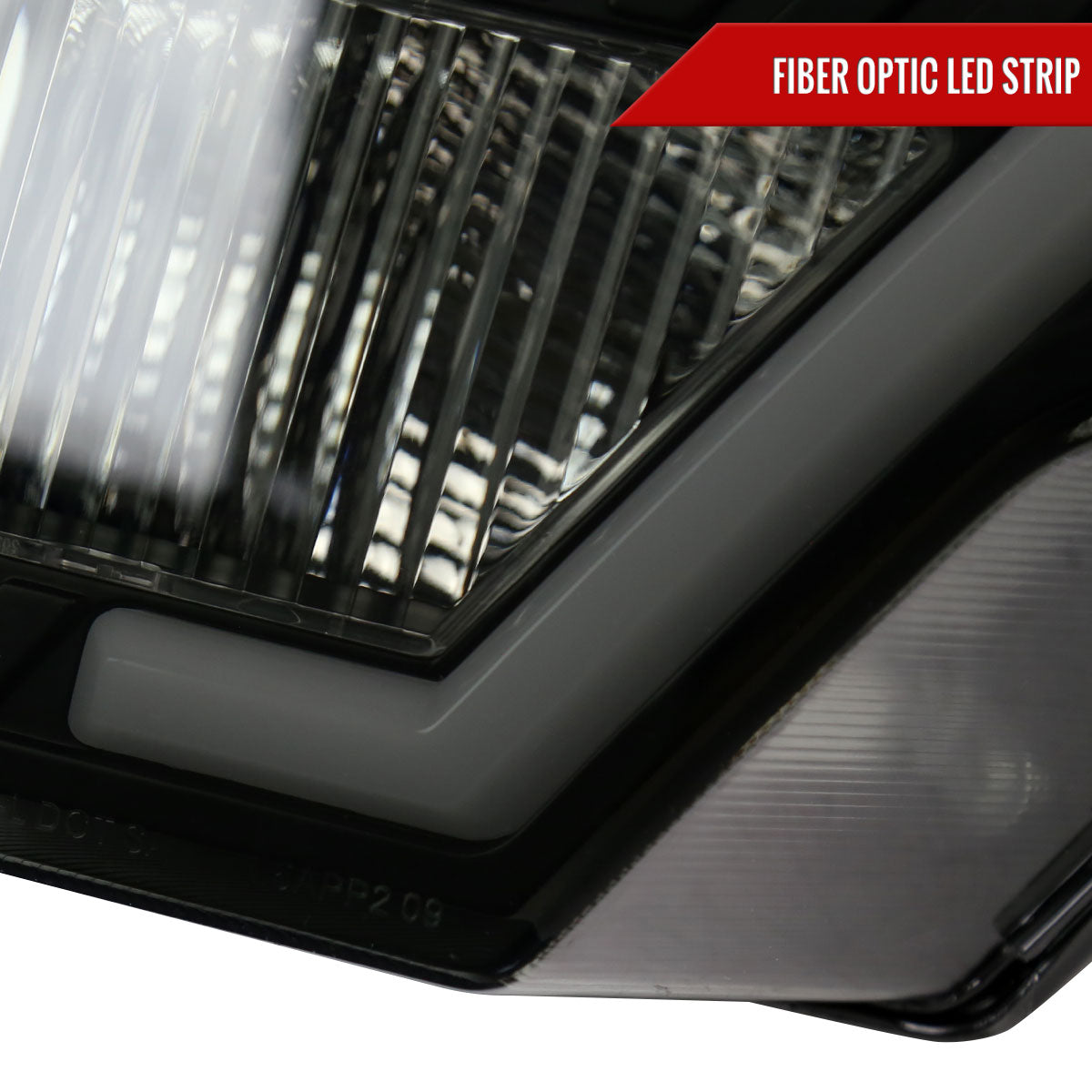 2012 Ford F-150 amber reflectors Spec-D black headlights