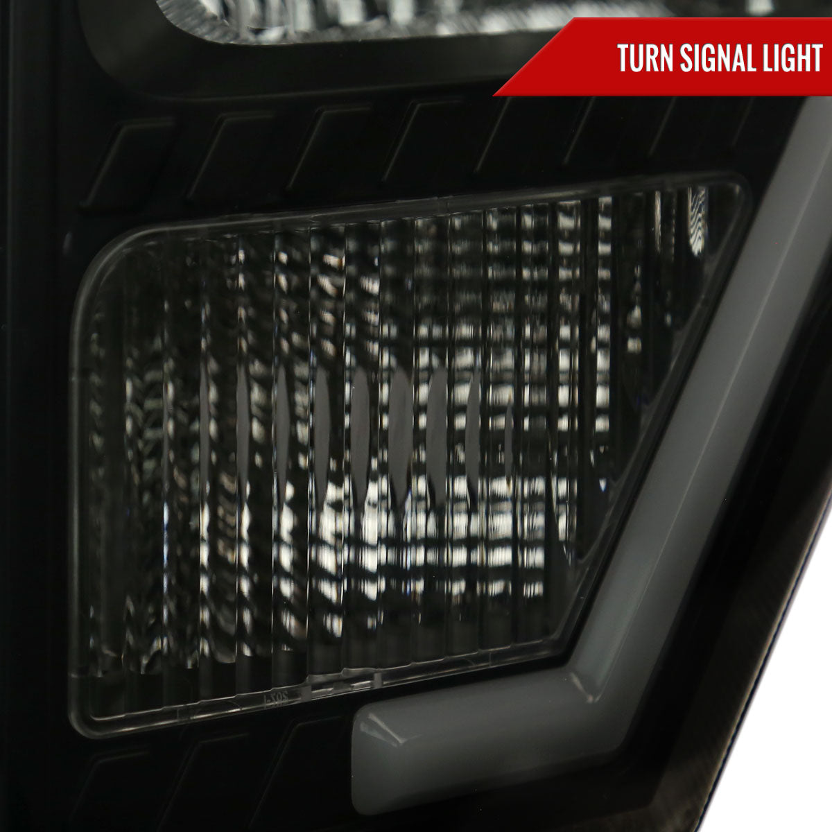 Spec-D 2013 Ford F-150 amber reflectors black custom headlights