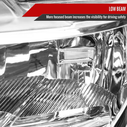 Spec-D 2017 Ford F-150 Replacement OE chrome headlights