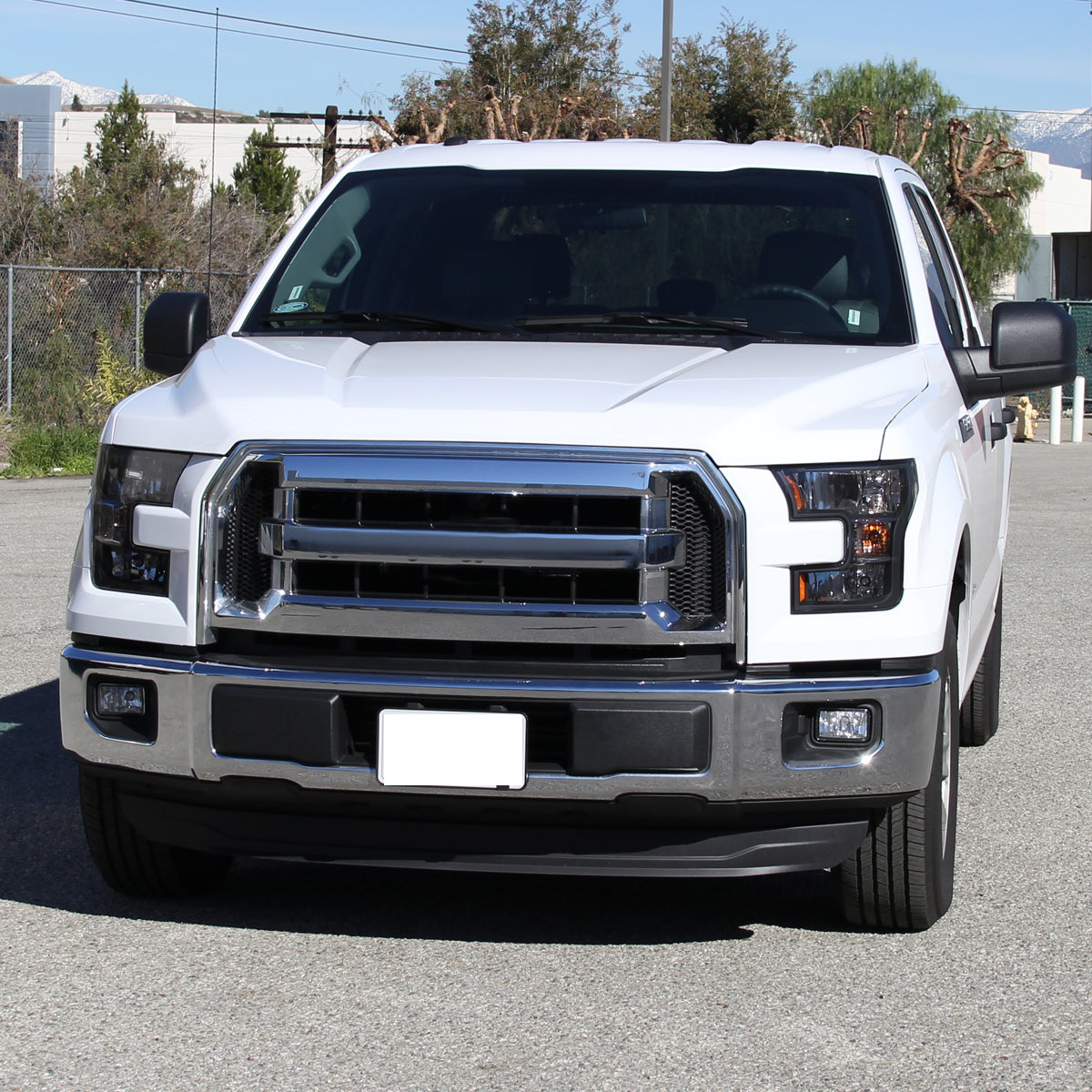 Spec-D 16 Ford F-150 Replacement OE black headlights