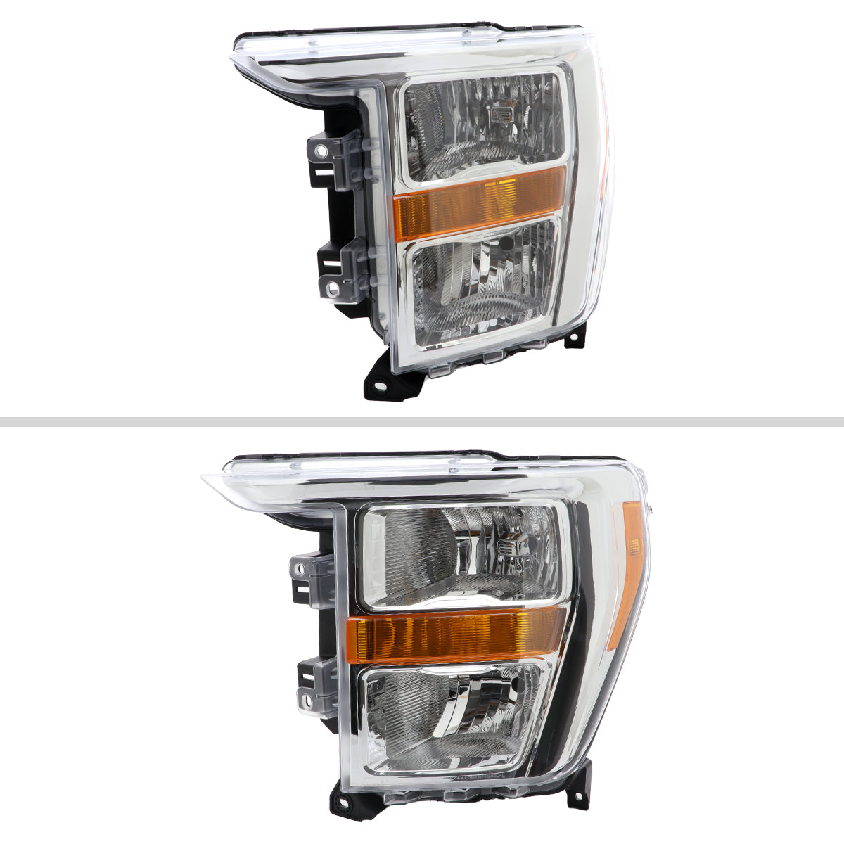 2022 Ford F-150 OE Driver Spec-D chrome driver-side aftermarket headlights