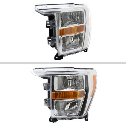 2022 Ford F-150 OE Driver Spec-D chrome driver-side aftermarket headlights