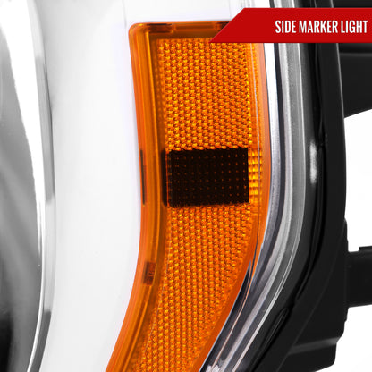 Spec-D 21 Ford F-150 OE Driver chrome driver-side headlights