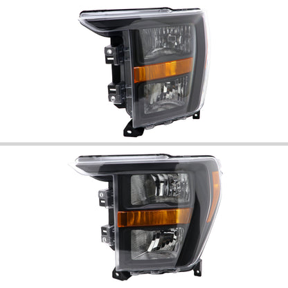 2022 Ford F-150 OE Driver Spec-D black driver-side aftermarket headlights