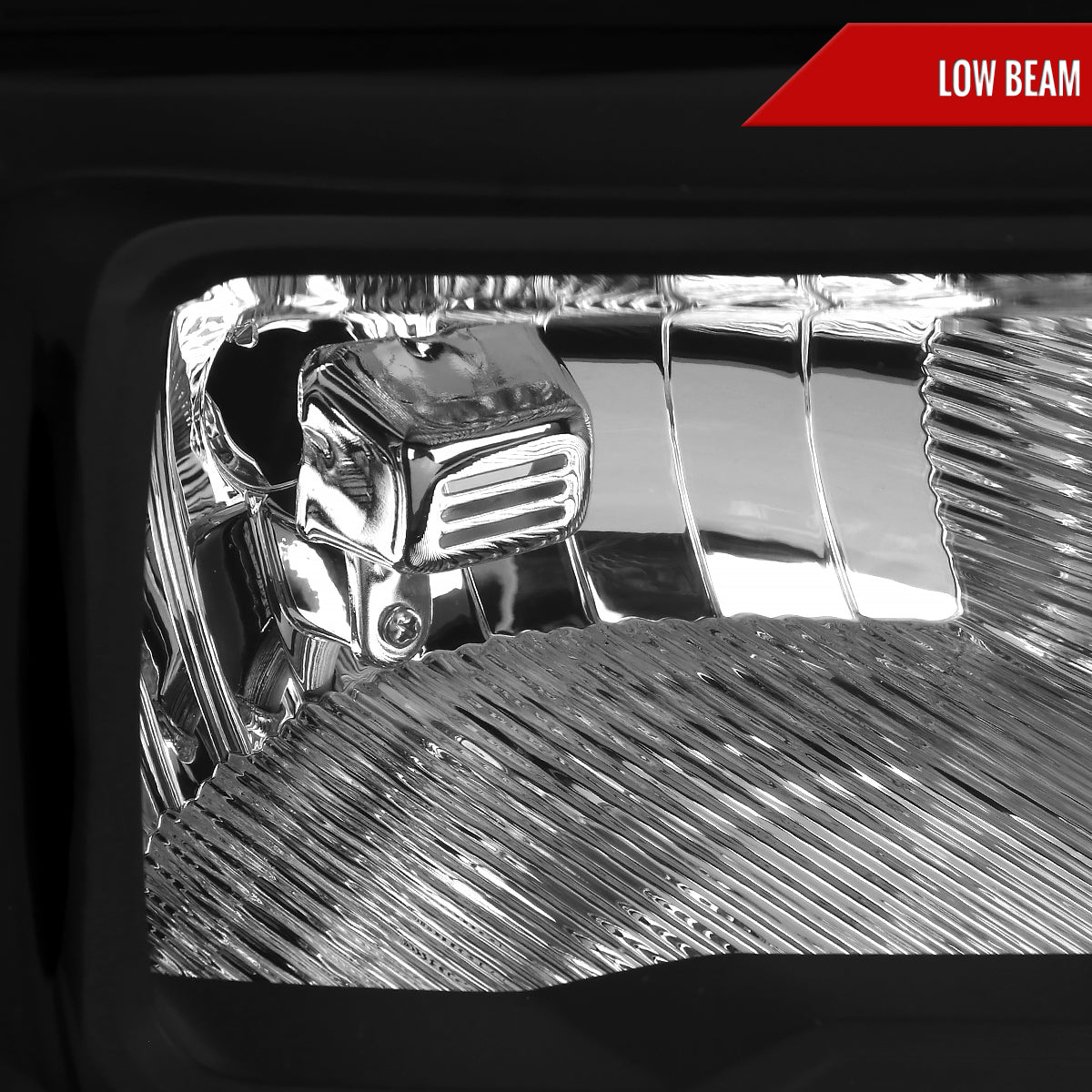 Spec-D 2023 Ford F-150 OE Passenger black passenger-side headlights