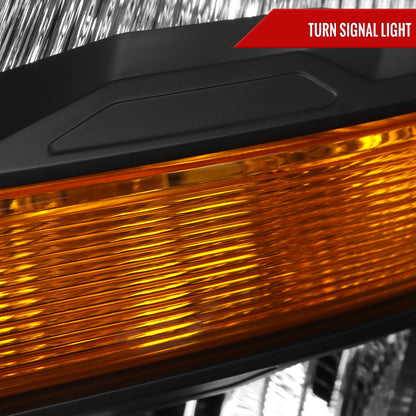 Spec-D 2022 Ford F-150 OE matte black custom headlights