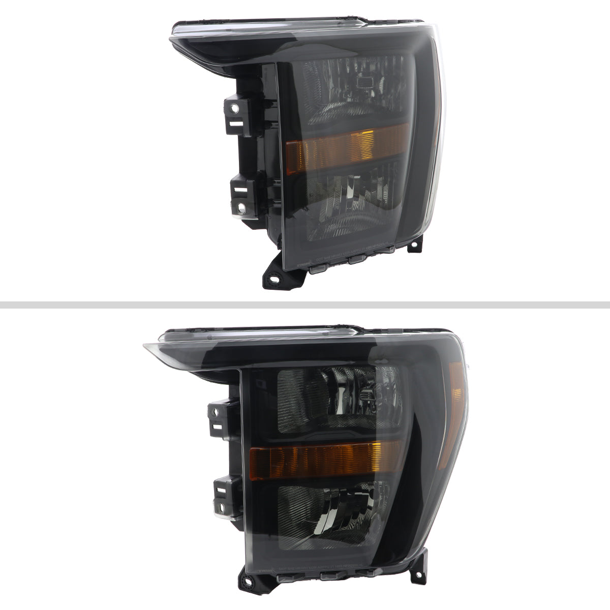 2022 Ford F-150 OE Spec-D black aftermarket headlights