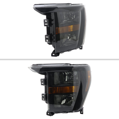 2022 Ford F-150 OE Spec-D black aftermarket headlights