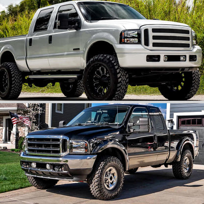 Spec-D 2005-2007 Ford F-250/F-350/F-450/F-550/Excursion Crystal Black Headlights