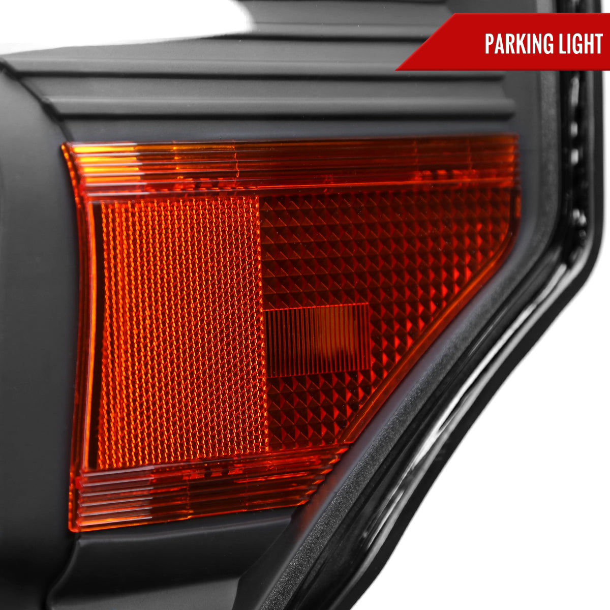 Spec-D 2015 F250 F350 Super Duty black custom headlights