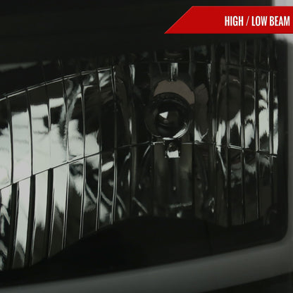 Spec-D 2013 F-250 F-350 F-450 F-550 black headlights