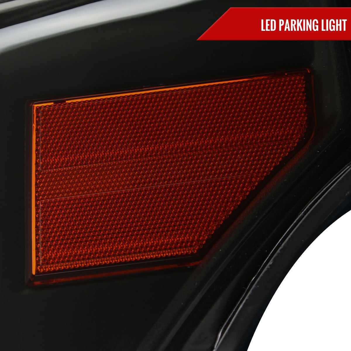 Spec-D 11 F-250 F-350 F-450 F-550 black headlights