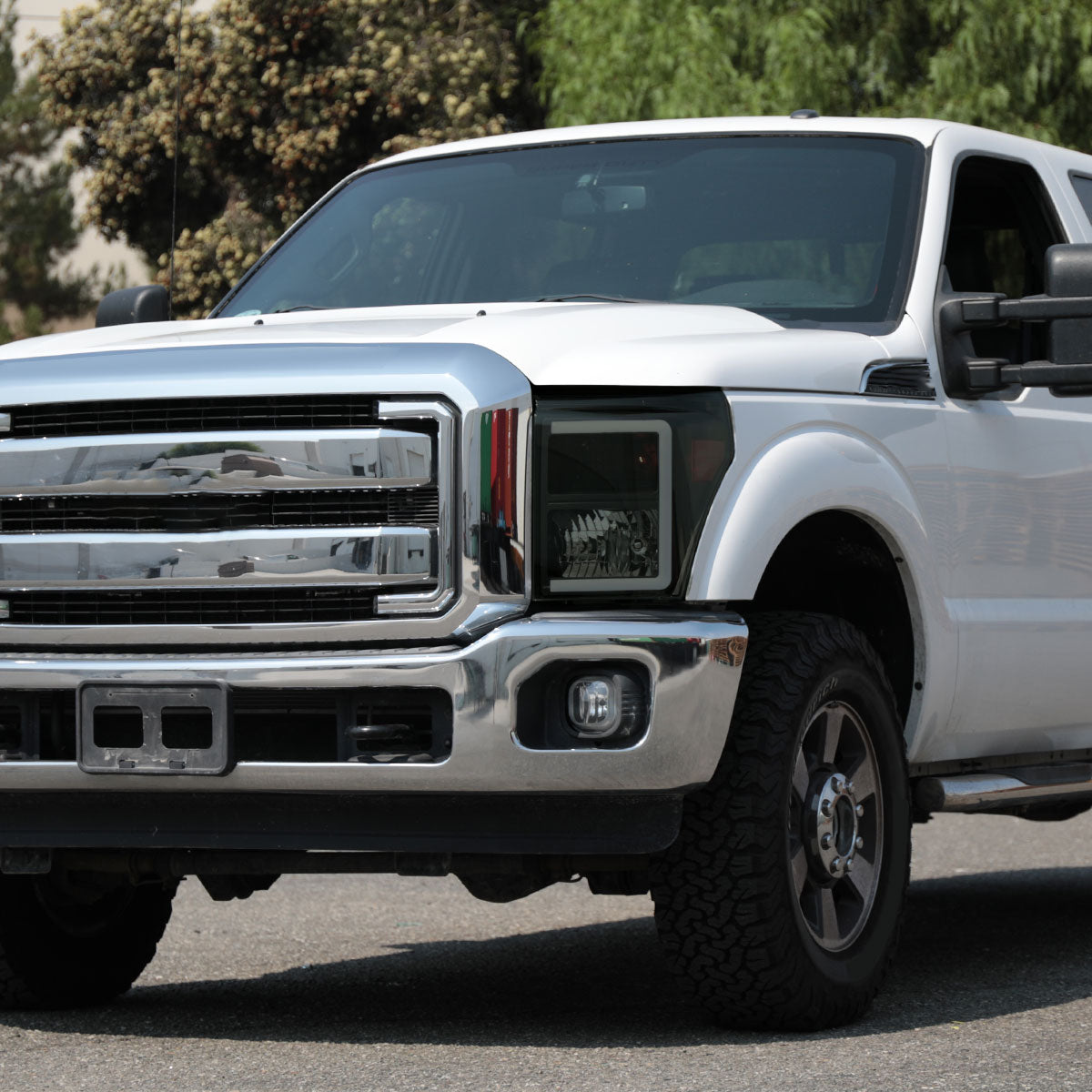 Spec-D 15 F-250 F-350 F-450 F-550 black headlights