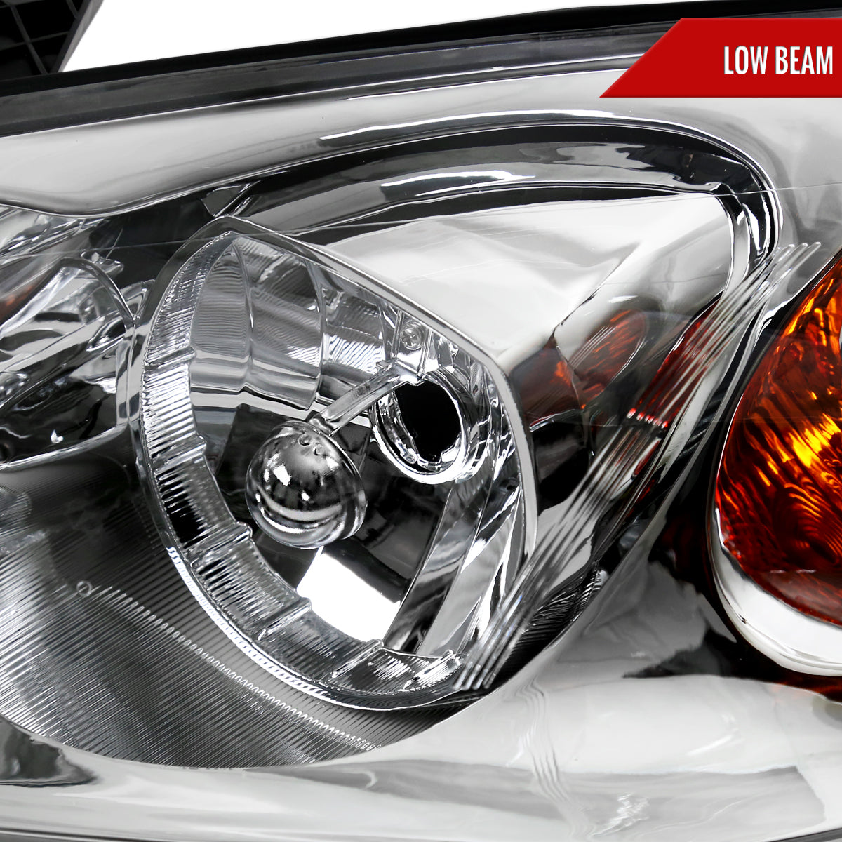 Spec-D 2007 Pontiac G6 OE chrome headlights