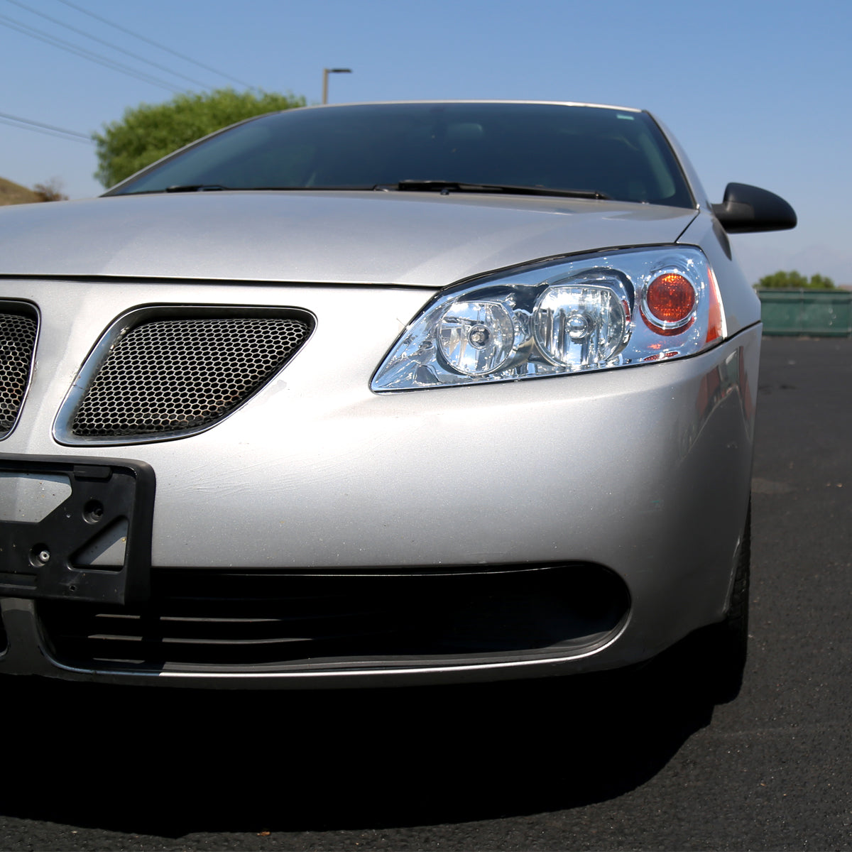 Spec-D 09 Pontiac G6 OE chrome headlights