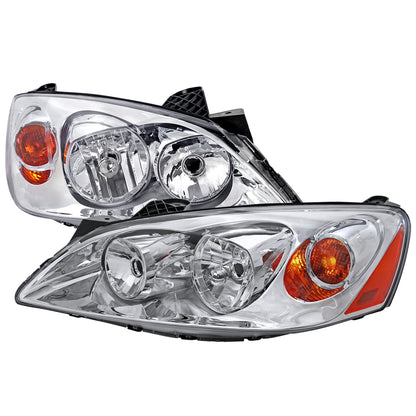 Spec-D 2005 Pontiac G6 OE chrome headlights upgrade
