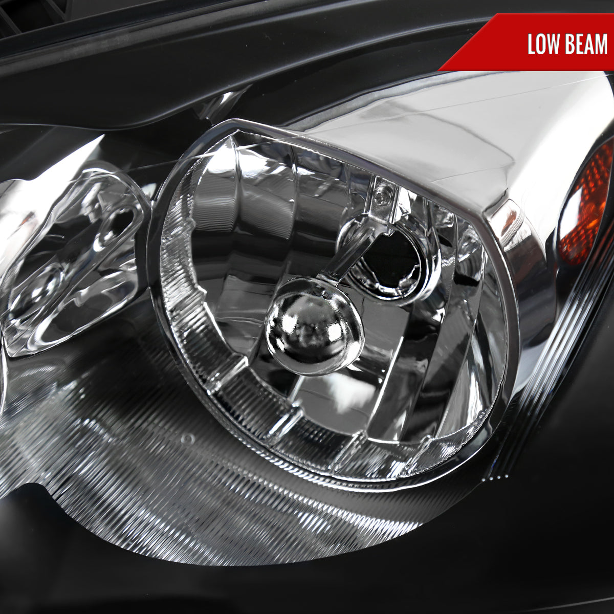 Spec-D 2005-2010 Pontiac G6 OE Style w/ Amber Reflectors Black Headlights