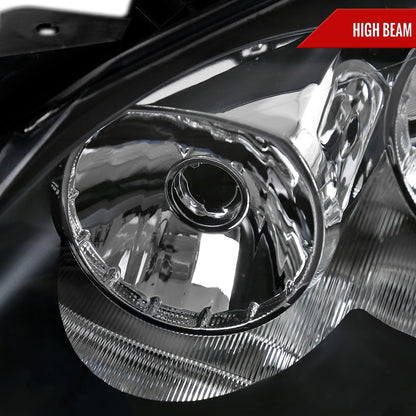 Spec-D 2005-2010 Pontiac G6 OE Style w/ Amber Reflectors Black Headlights