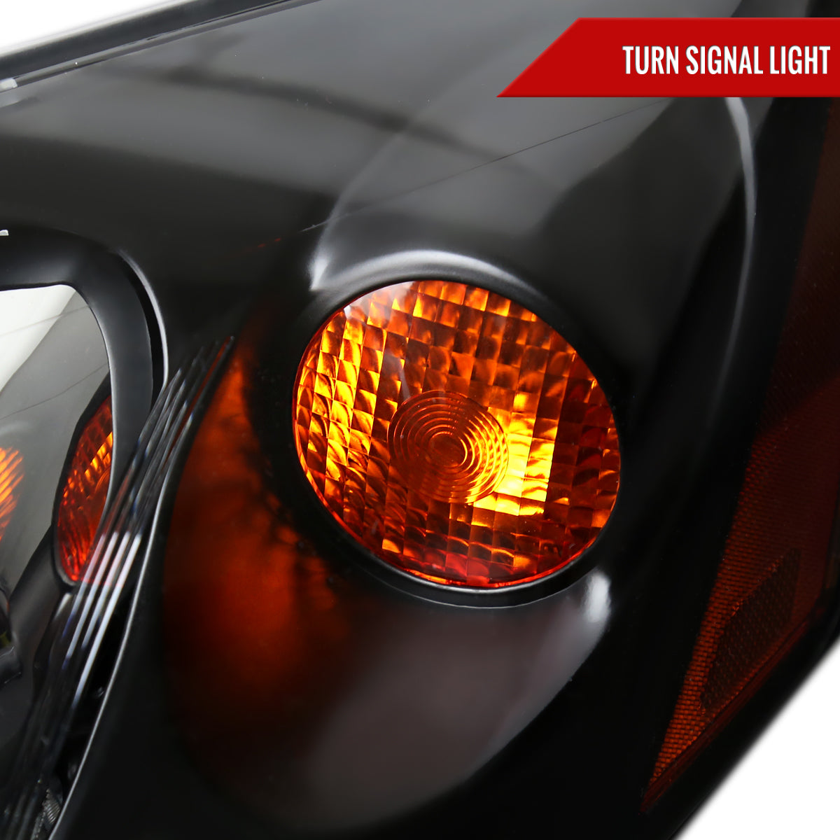 Spec-D 2005-2010 Pontiac G6 OE Style w/ Amber Reflectors Black Headlights