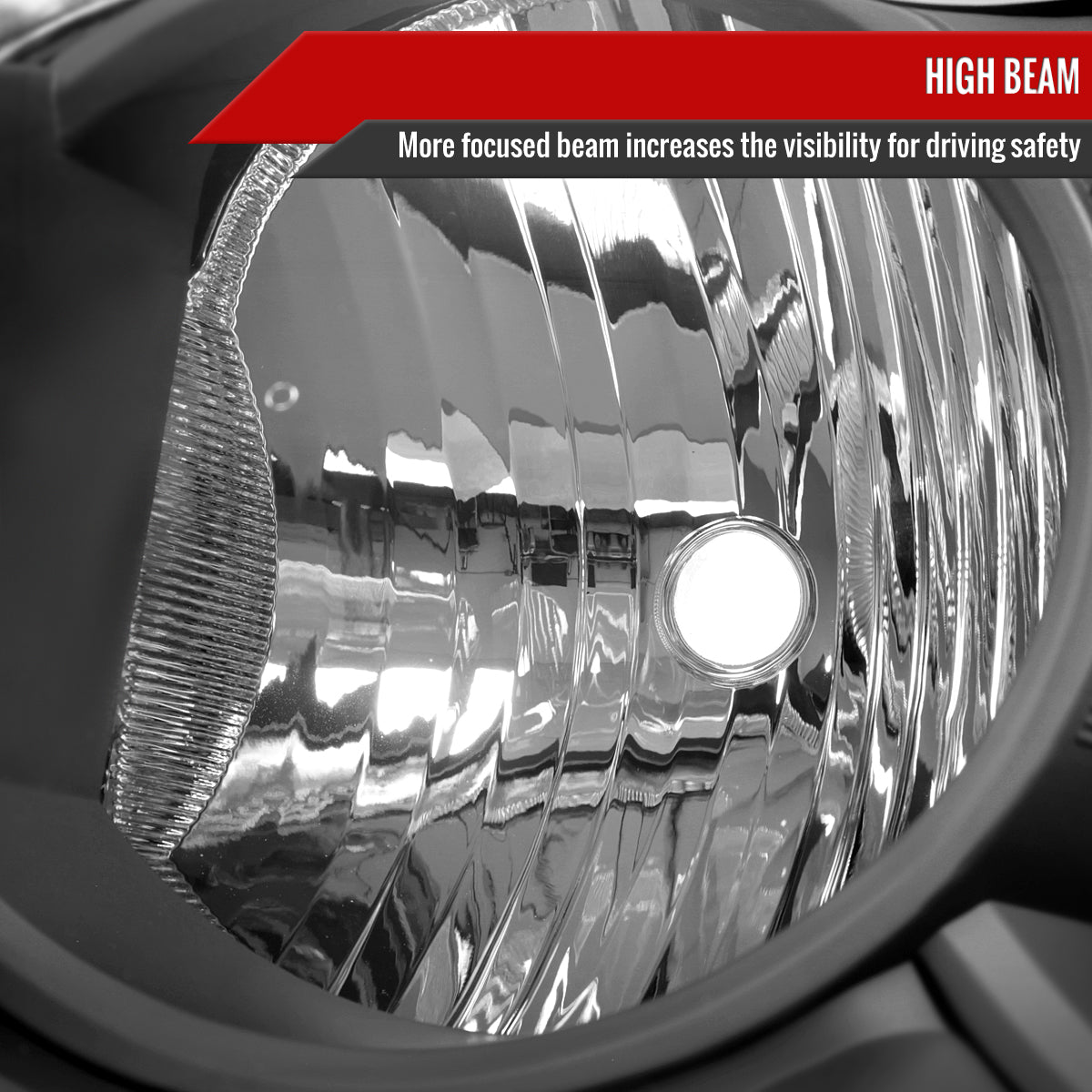 Spec-D 2005-2007 Jeep Grand Cherokee OE Style Black Headlights