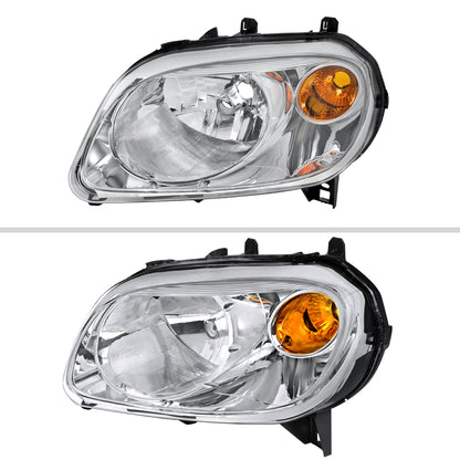 2007 Chevy HHR Factory Spec-D chrome aftermarket headlights