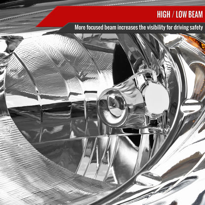 Spec-D 2008 Chevy HHR Factory chrome headlights