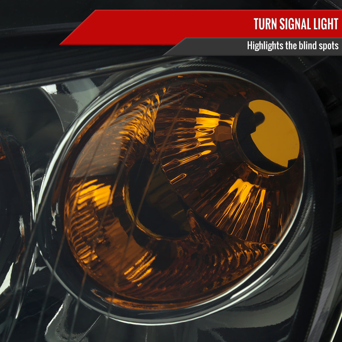 2009 Chevy HHR OE Spec-D chrome headlights