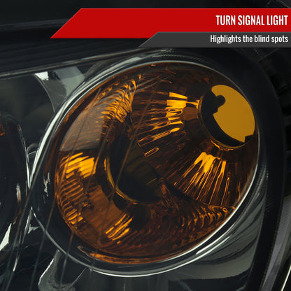 2009 Chevy HHR OE Spec-D chrome headlights