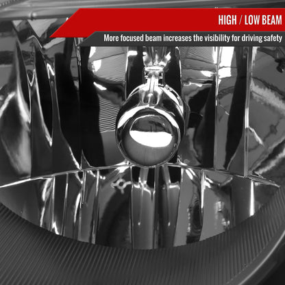 Spec-D 2006-2011 Chevrolet HHR OE Style Black Headlights