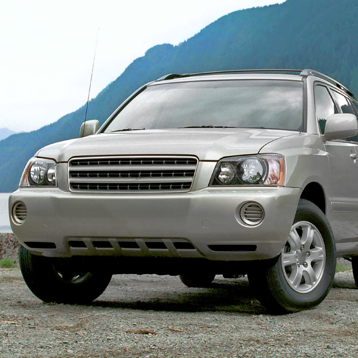 Spec-D 2001-2003 Toyota Highlander OE Style Black Headlights