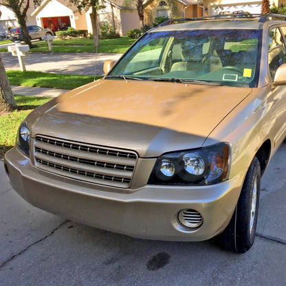 Spec-D 2001-2003 Toyota Highlander OE Style Black Headlights