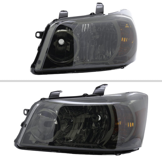 2005 Highlander OE Spec-D chrome aftermarket headlights