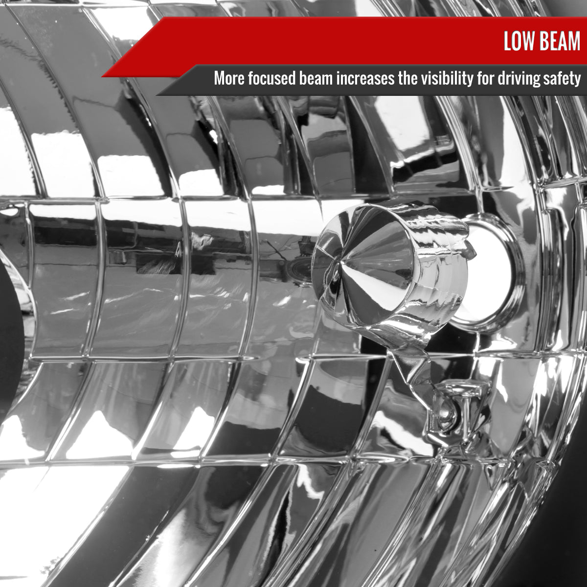 Spec-D 2004-2007 Toyota Highlander OE Style Black Headlights