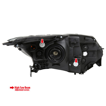 Spec-D 2016-2018 Honda HR-V Clear Crystal w/ Amber Reflector Driver Headlights