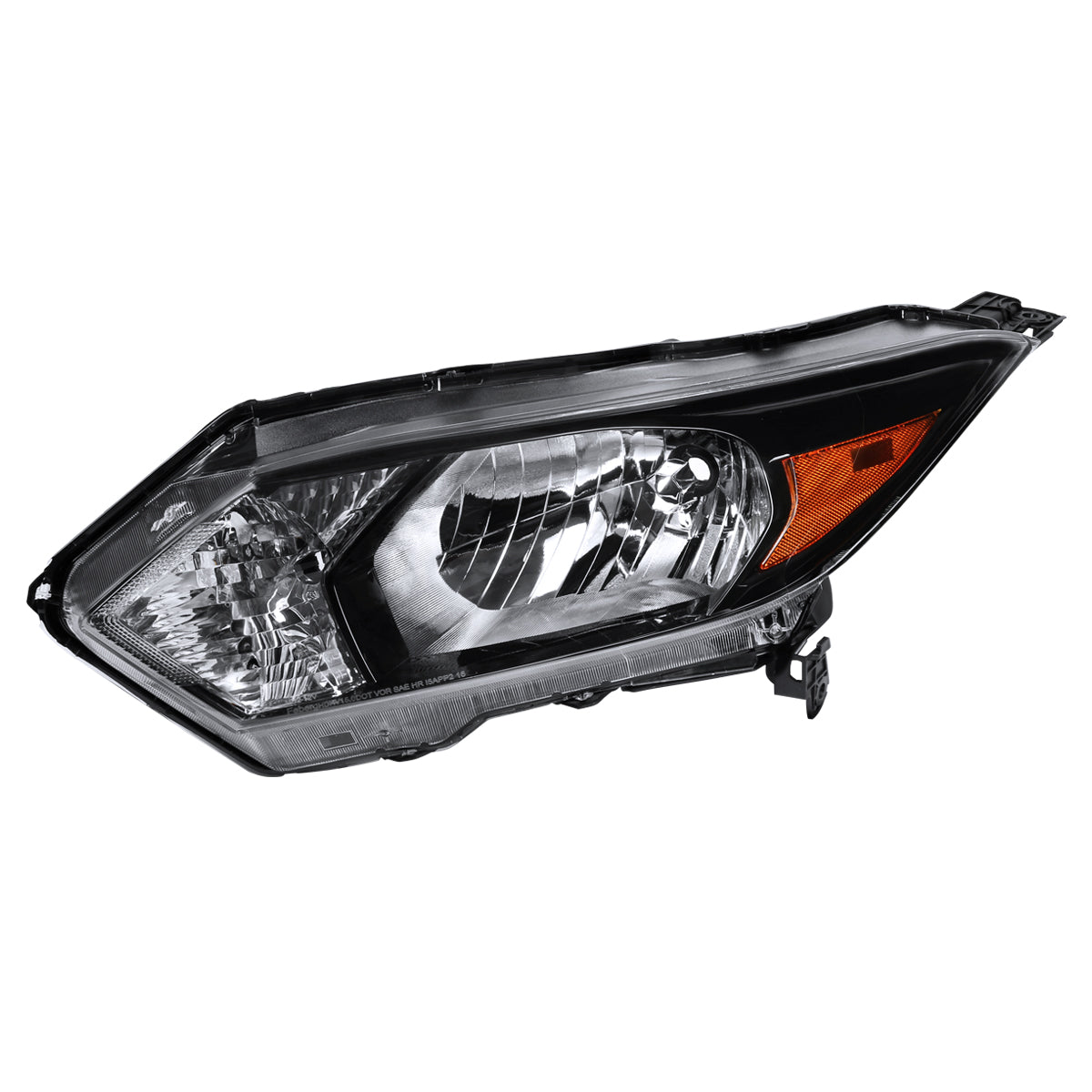 Spec-D 2016-2018 Honda HR-V Clear Crystal w/ Amber Reflector Driver Headlights