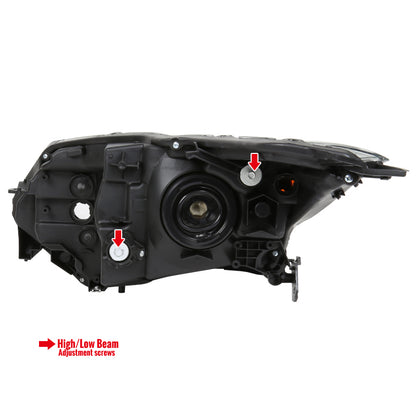 Spec-D 2016-2018 Honda HR-V Clear Crystal w/ Amber Reflector Passenger Headlights