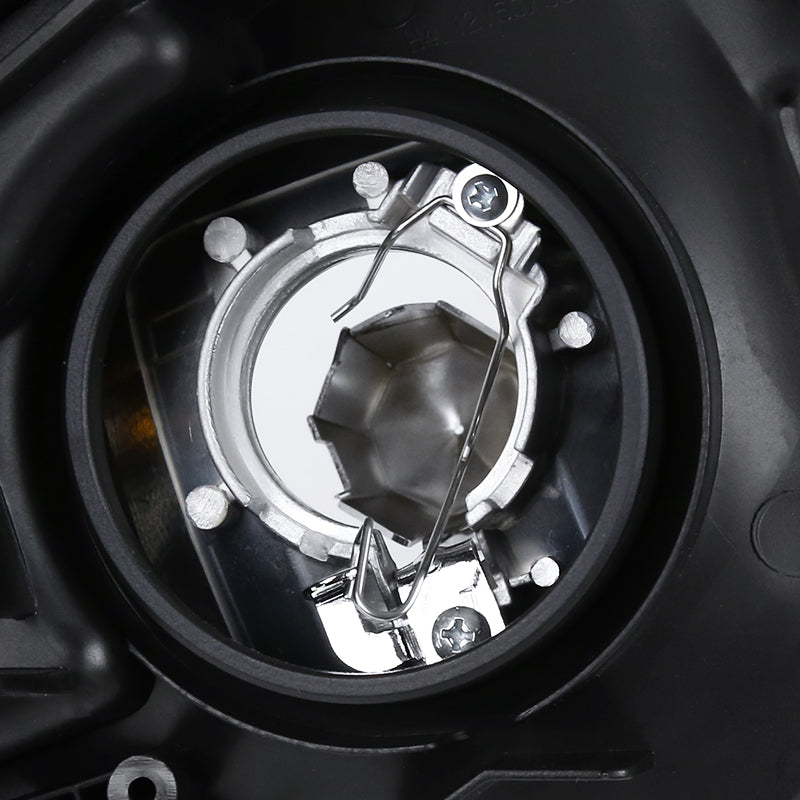 Spec-D 2016-2018 Honda HR-V Crystal w/ Amber Reflectors GL Black Headlights