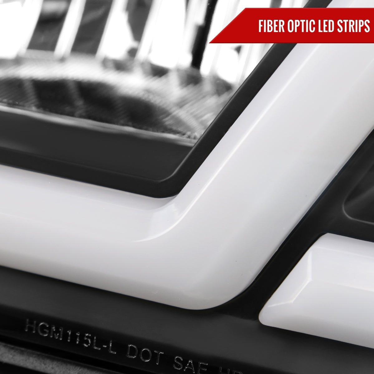 Spec-D 2000-2005 Chevrolet Impala LED Bar OE Style Black Headlights