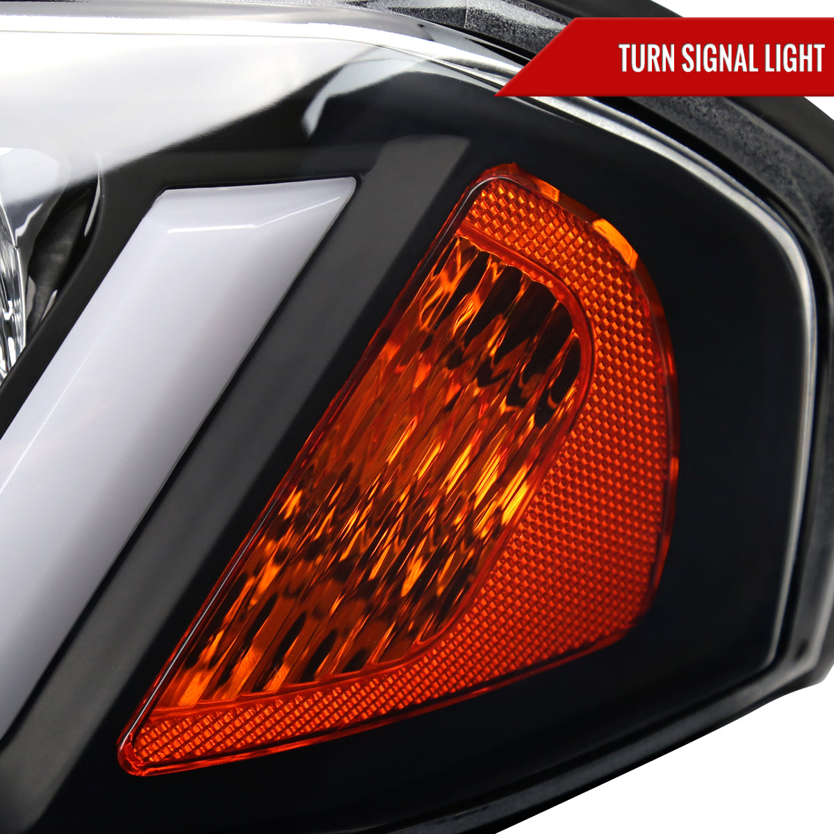 Spec-D 2000-2005 Chevrolet Impala LED Bar OE Style Black Headlights