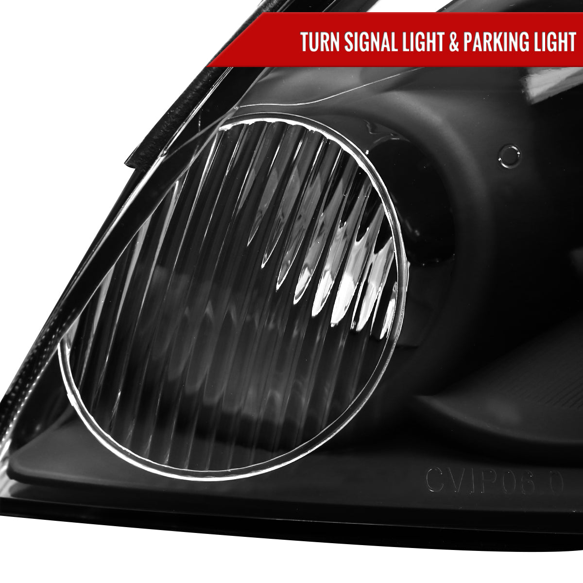 Spec-D 2006-2013 Chevrolet Impala/2006-2007 Monte Carlo/2014-2016 Impala Ltd OE Style w/ LED Strip Black Headlights