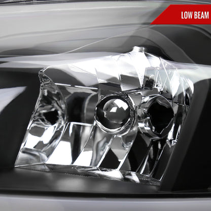 Spec-D 2006-2013 Chevrolet Impala/2014-2016 Impala Ltd/2006-2007 Monte Carlo Switchback Sequential Signal LED Bar OE Style Black Headlights