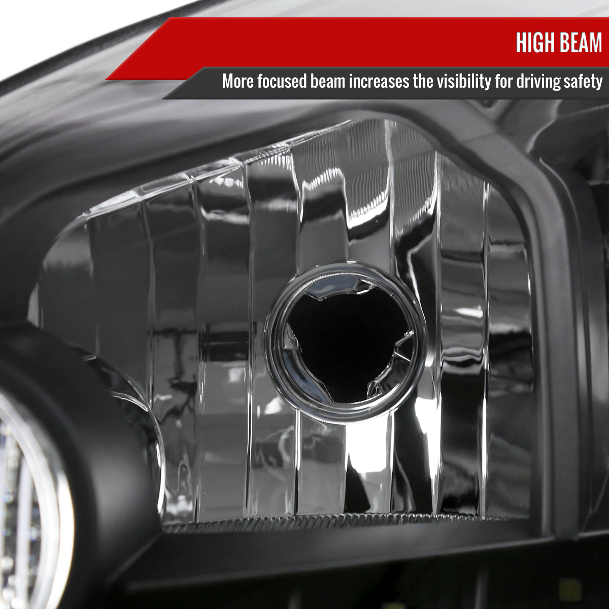 Spec-D 2006-2013 Chevrolet Impala / 2014-2015 Impala Ltd / 2006-2007 Monte Carlo OE Style Crystal LED Black Headlights